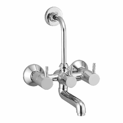 Wall Mixer Tel. with L-Bend
